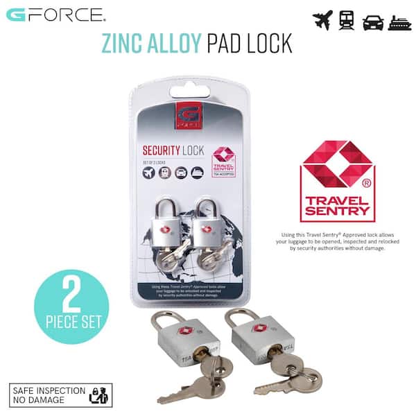 TSA Approved Luggage Locks (2-Pack) 6021 - The Home Depot