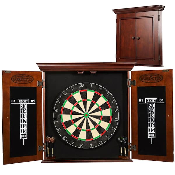 Barrington Chatham Bristle Dart Board and Cabinet Set