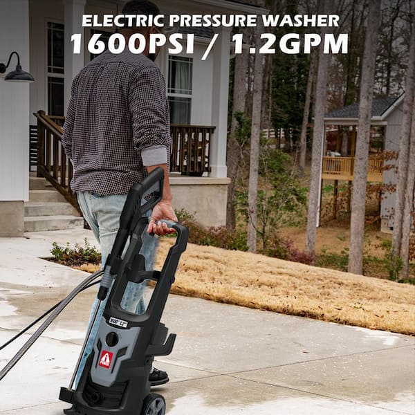 Hyper Tough Electric Pressure Washer 1600 Psi for Household , Great for  Cars, Patios, Driveways