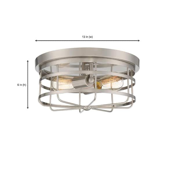 Designers fountain deals flush mount