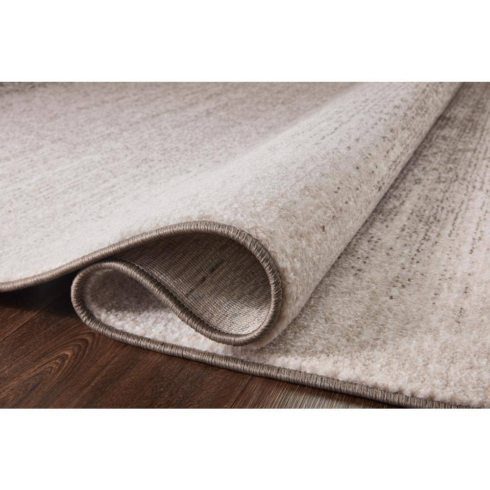Vance Taupe and Ivory Abstract Polypropylene Area Rug