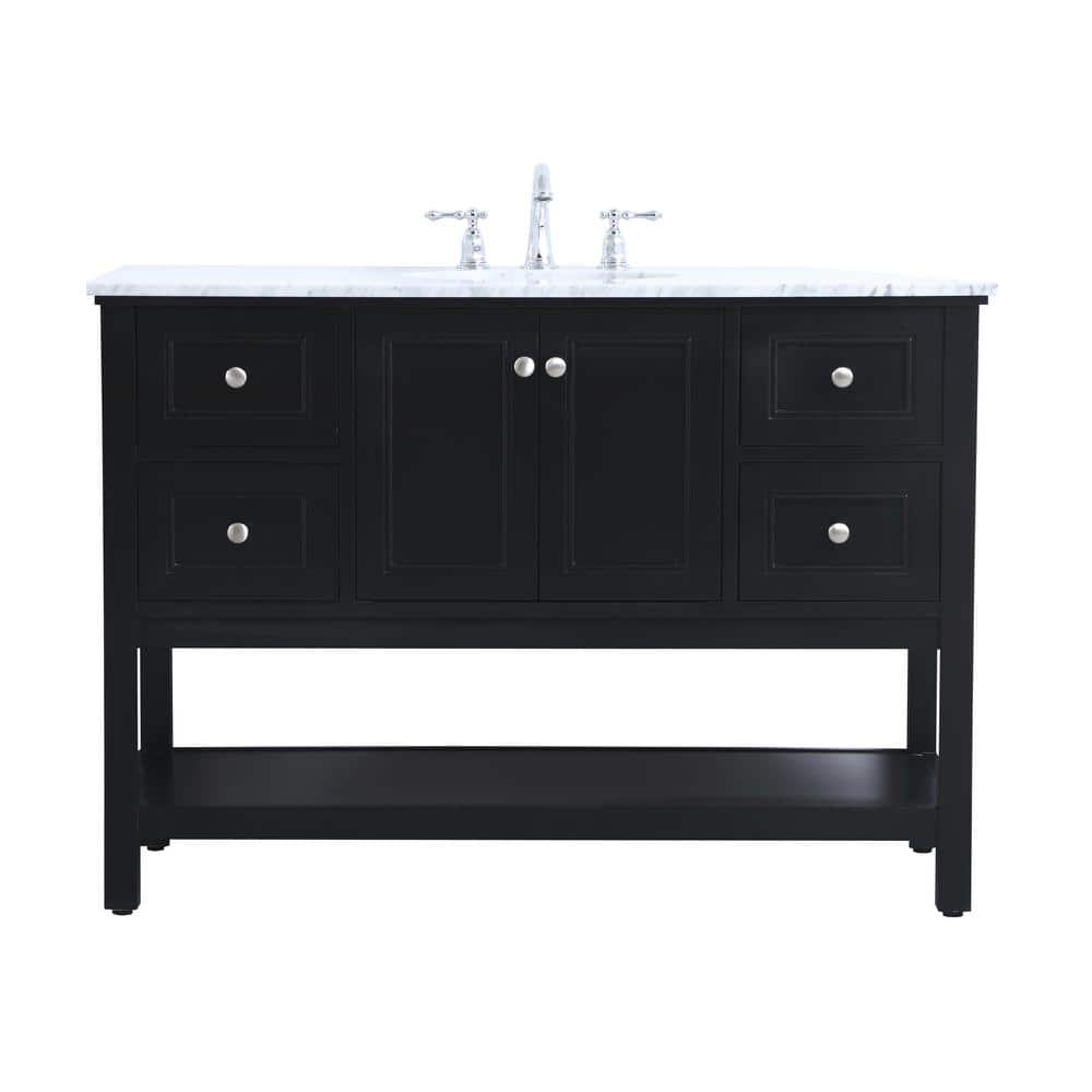 Timeless Home 48 in. W x 22 in. D x 33.75 in. H Single Bathroom Vanity in B