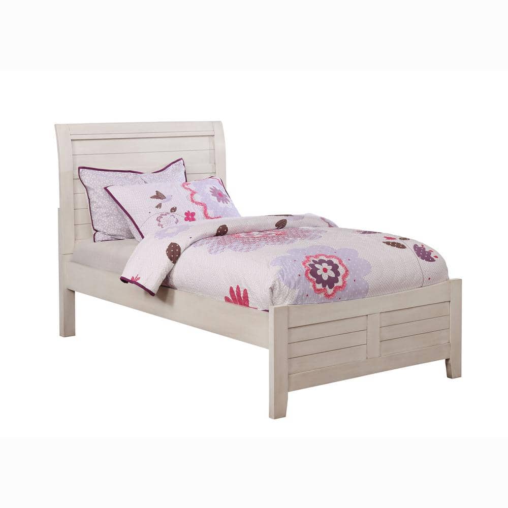 Furniture Of America Sparta Antique, Antique White Wood Bed Frame