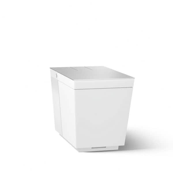 KOHLER Numi 12 in. Rough In 1-Piece 1 GPF Dual Flush Elongated Toilet in White Seat Not Included