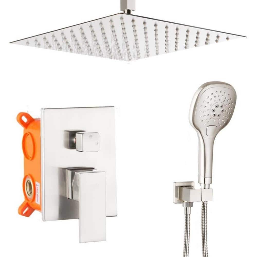 Roxy 14.5 in. W 3 Jet Shower Tower in Brushed Nickel 16GS-36187 price history on PriceWatchPro