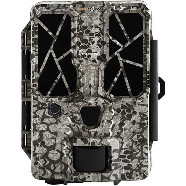 SpyPoint Force-PRO Trail Camera-30MP, 4K Video, 110 ft. Detection, Low-Glow LEDs, LCD Screen