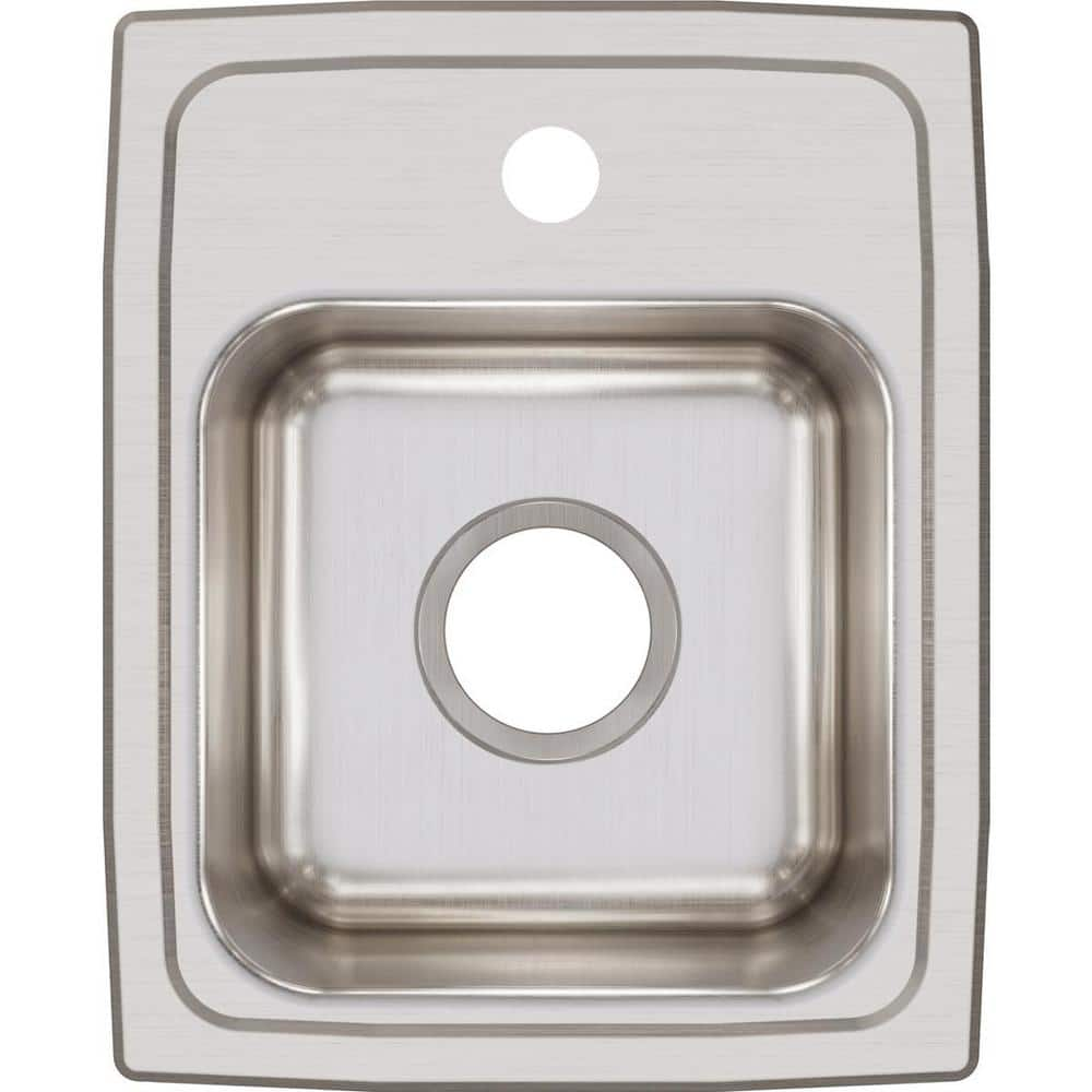 Elkay LR13161 Lustertone Classic Single Bowl Drop-In Stainless Steel Sink