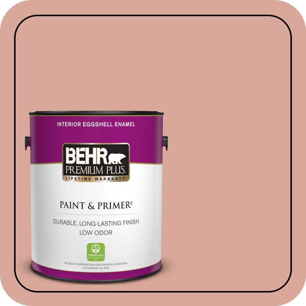 1 gal. #PMD-70 Cottage Rose Eggshell Enamel Low Odor Interior Paint & Primer product image for price tracking
