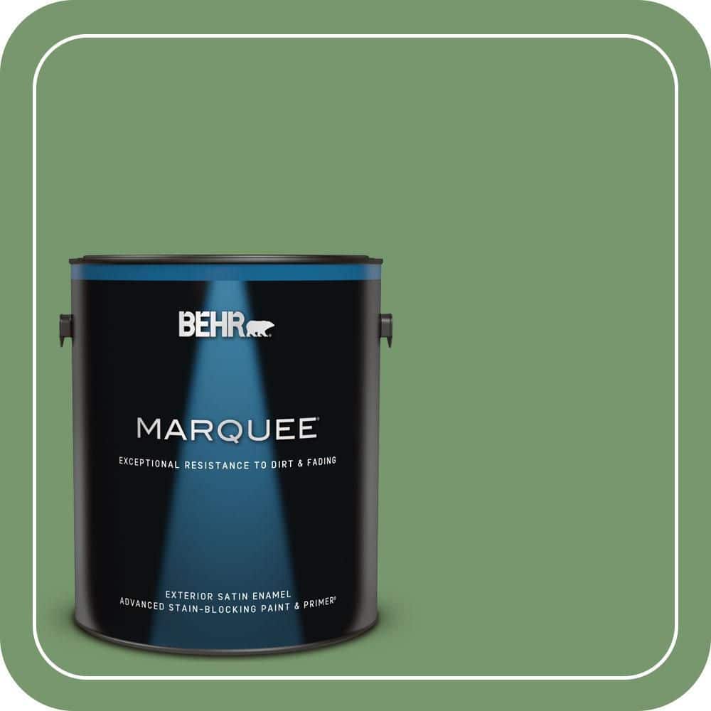 1 gal. #PPU11-03 Botanical Green Satin Enamel Exterior Paint & Primer price history on PriceWatchPro