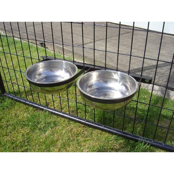 New Age Pet 48-oz Stainless Steel Dog Bowl(s) with Stand (2 Bowls
