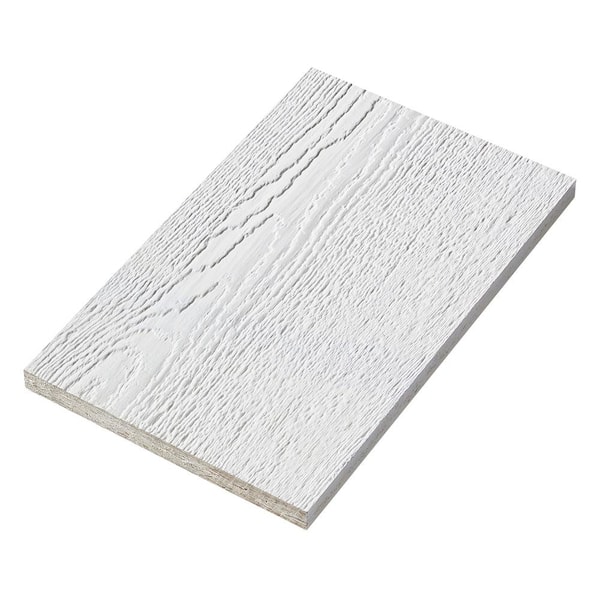 DIAMOND KOTE 5/4 in. x 12 in. x 16 ft. White Woodgrain Composite Prefinished Trim Board (2-Pack)