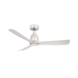 Kute 44 in. Indoor/Outdoor Brushed Nickel Ceiling Fan with Remote Control and DC Motor