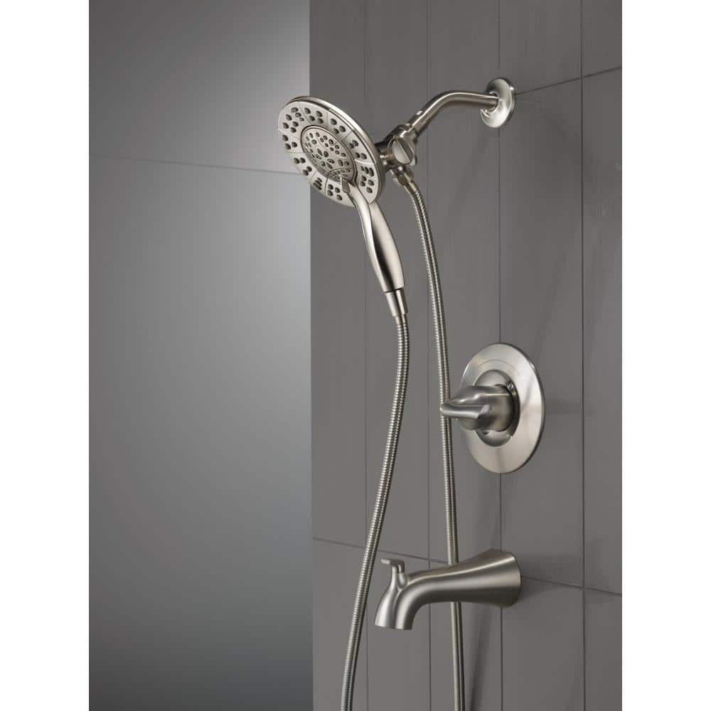 Arvo Nickel Multi-Head Handheld Wall Mounted Shower Faucet Set