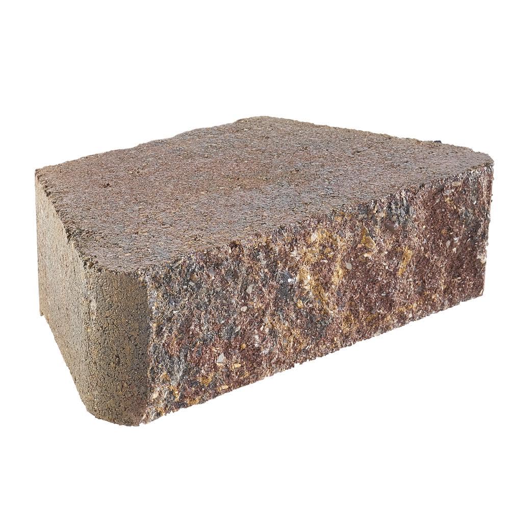 Pavestone 3 in. H x 10 in. W x 5.87 in. L Sierra Blend Concrete Retaining Wall Block (280-Piece/58.4 sq. ft./Pallet) -  80777