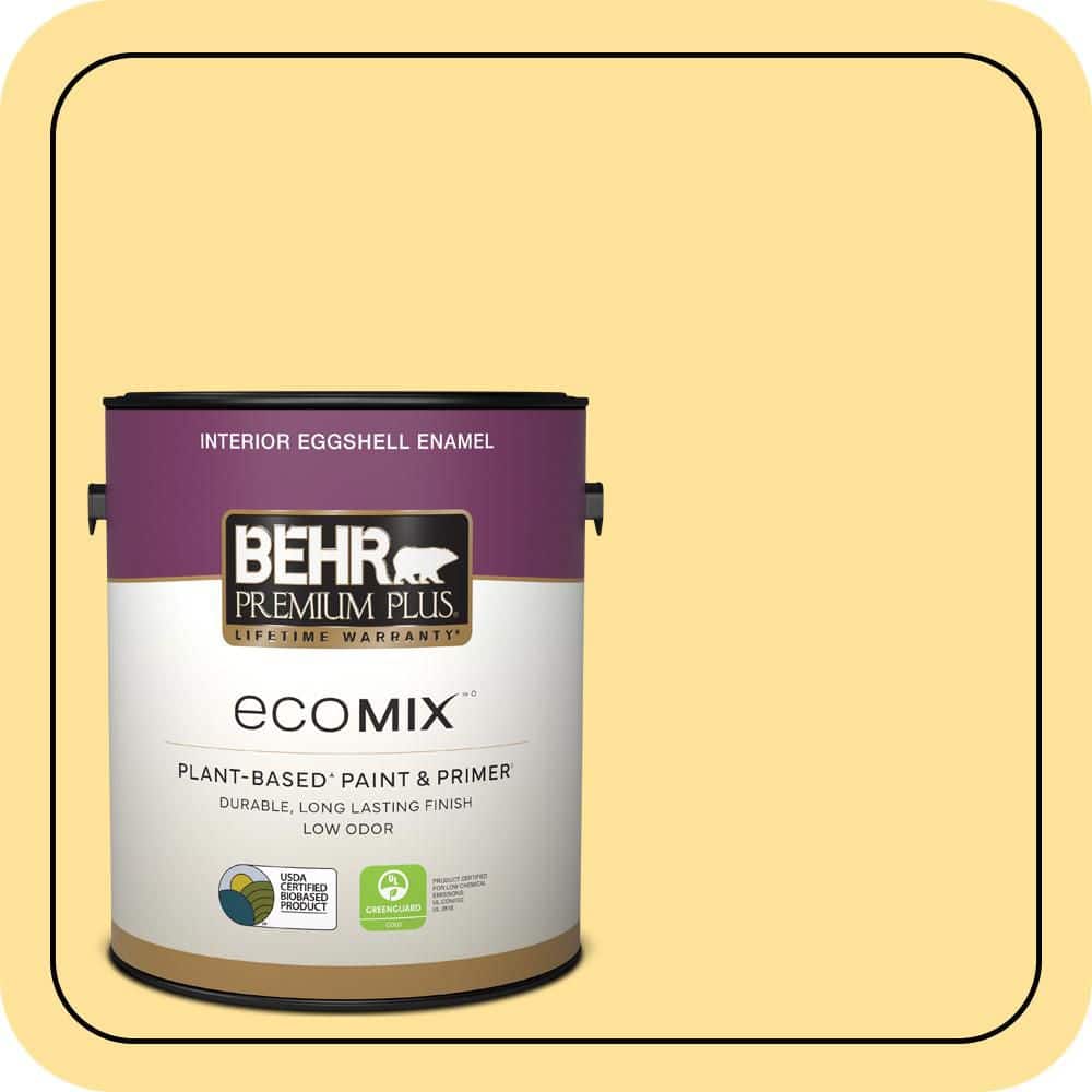 1 gal. #P290-3 Roasted Corn Eggshell Enamel EcoMix Plant-Based Interior Paint & Primer product image for price tracking