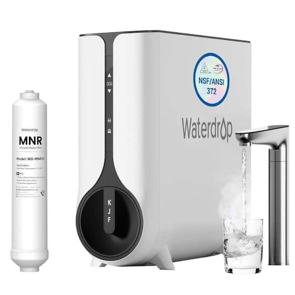 Reverse Osmosis Instant Hot Water RO Filter System, Tankless, Under Sink, Smart LED Faucet, Extra MNR35 Filter