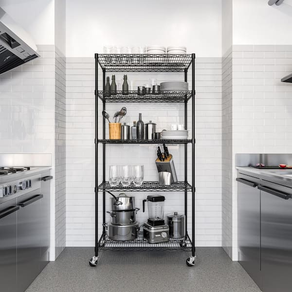 Seville Classics UltraDurable 5-Tier Commercial NSF Certified
