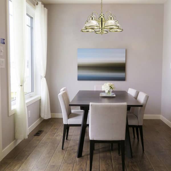 Millbridge 5-Light Polished Brass Chandelier