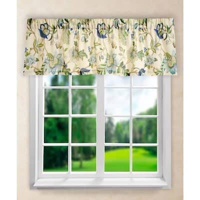 Details about   Northwest Home Coronado Blouson Valance 84x15 Striped Blue Green Red Made USA 