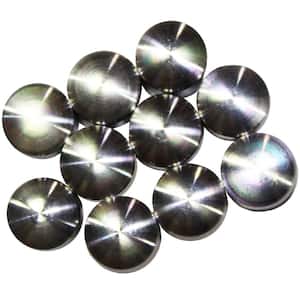 Stainless Steel End Caps for Cable Railing Bag of 10