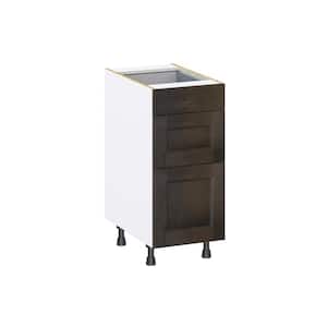 Lincoln Chestnut Solid Wood Assembled Base Kitchen Cabinet with 3 Drawers (15 in. W x 34.5 in. H x 24 in. D)