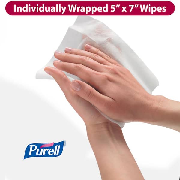 PURELL Cottony Soft Sanitizing Wipes - 5 PURELL Cottony Soft Sanitizing Wipes - 5
