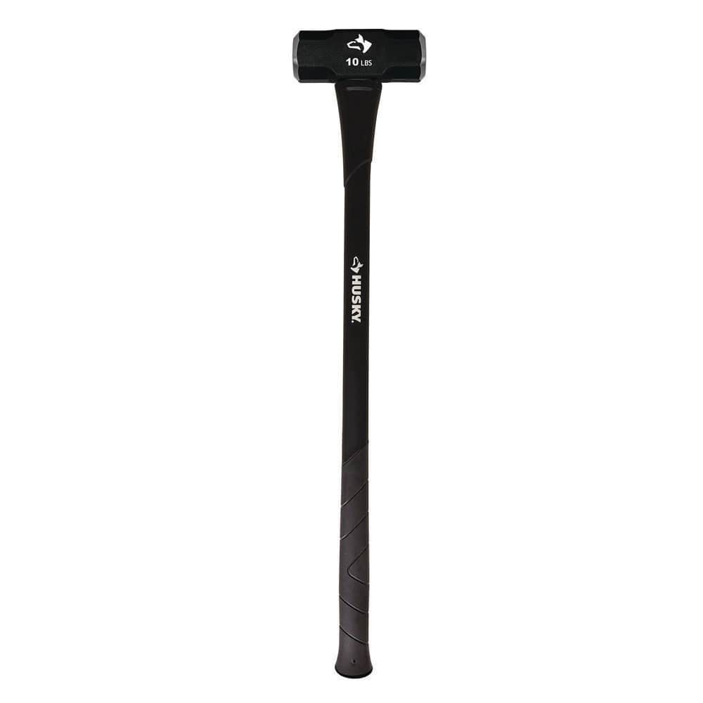 Husky 10 lbs. Sledge Hammer with 36 in. Fiberglass Handle 35301 - The ...