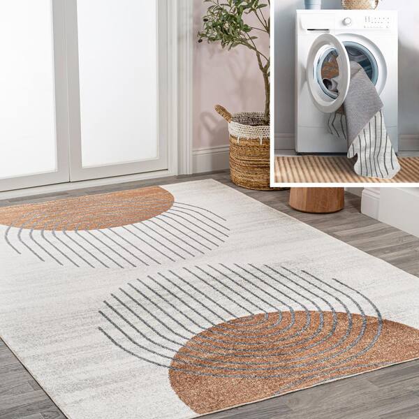  Leenevs Geometric Bathroom Rug 3 ' x 5 ' Area Rugs Upgrade  Anti-Skid Durable Rectangular Cozy Rug, High Pile Soft Throw Rug for  Nursery Room Living Room : Home & Kitchen