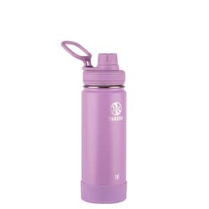 Actives 18 oz. Lilac Insulated Stainless Steel Water Bottle with Spout Lid