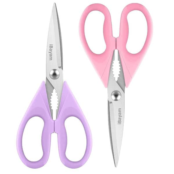 Aoibox 2-Piece All Purpose Heavy Duty Meat Scissors Poultry Shears