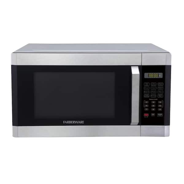 Farberware Professional 1.6 Cu. Ft. Microwave Oven SilverBlack - Office  Depot