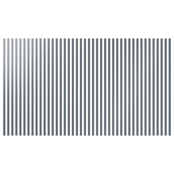 Ekena Millwork Adjustable Slat Wall 1/8 in. T x 1 ft. W x 4 ft. L Dark Grey Acrylic Decorative Wall Paneling (42-Pack)