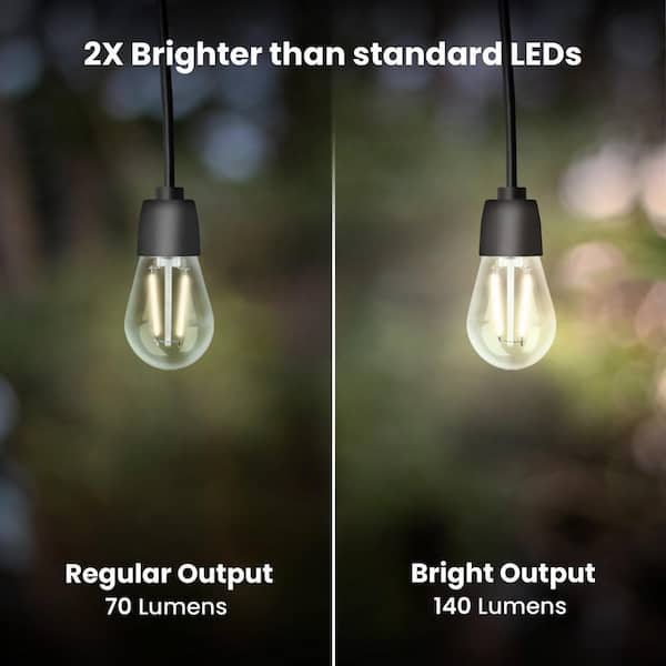 おひる Feit Electric 15-Watt Equivalent S14 HO String Light LED
