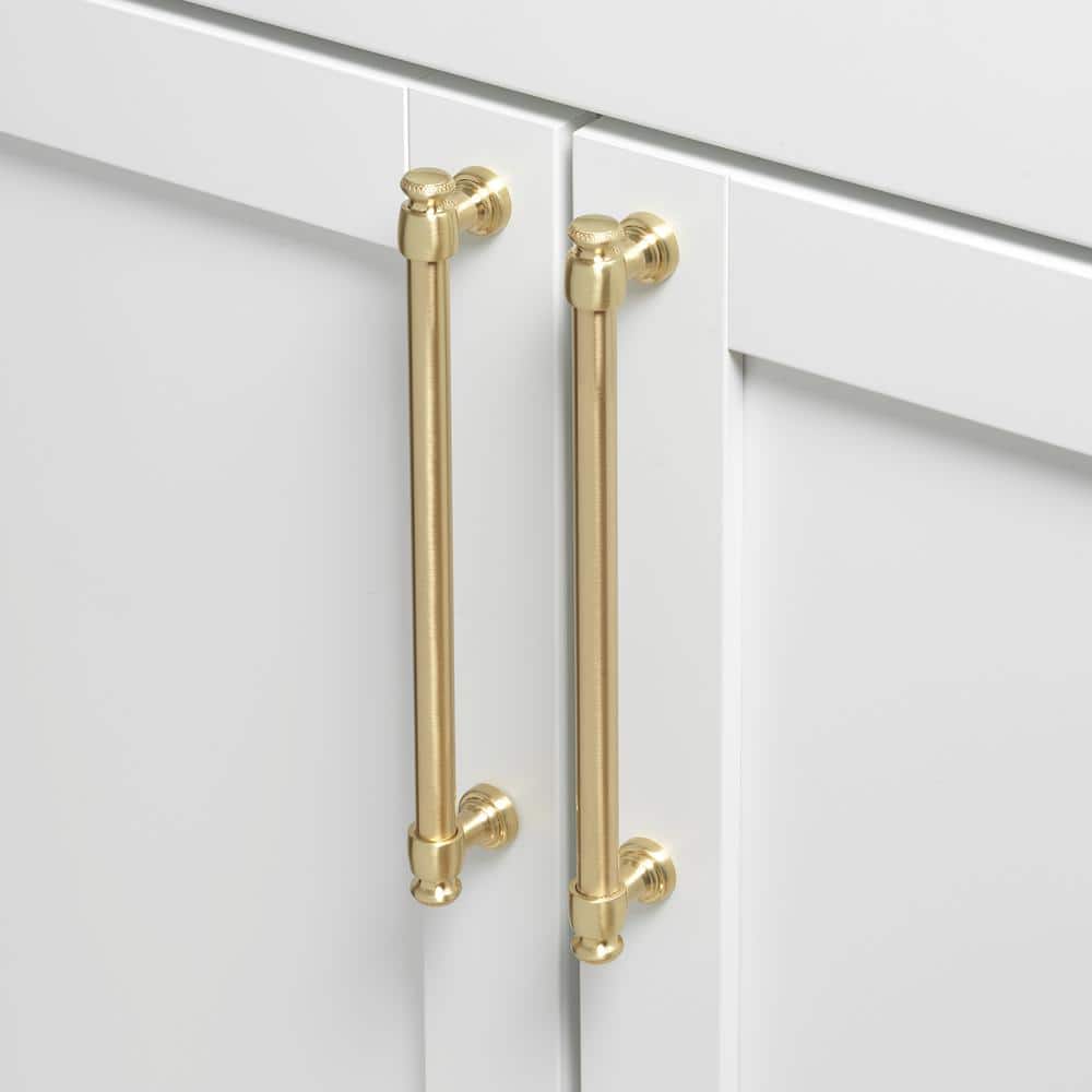 Champagne Gold Modern Steel Bar Pull with Mounting Hardware