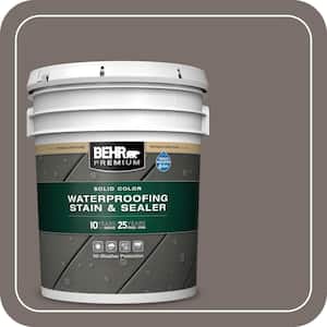 5 gal. #N200-6 Kindling Solid Color Waterproofing Exterior Wood Stain and Sealer