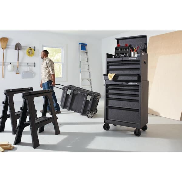 Husky - 28 in. Folding Sawhorse (2-Pack)
