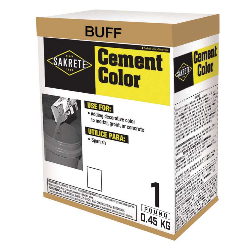 Sakrete Cement Color Mix Buff Cement Color Mix Off White Ultraviolet Resistant 