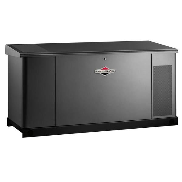 Briggs & Stratton 25,000-Watt Automatic Liquid Cooled Standby Generator with 400 Amp/Dual 200 Amp Transfer Switch - Single Phase