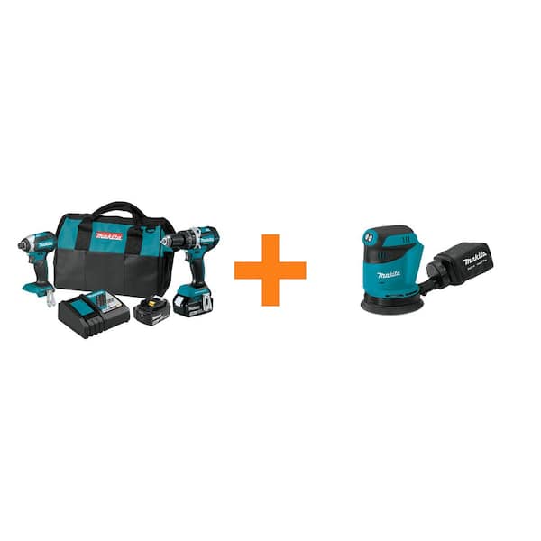 18V LXT Brushless 2-Pc Combo Kit 5.0Ah with bonus 18V LXT 5 in. Random Orbit Sander and 18V LXT Oscillating Multi-Tool 18V LXT Brushless 2-Pc Combo Kit 5.0Ah with bonus 18V LXT 5 in. Random Orbit Sander and 18V LXT Oscillating Multi-Tool
