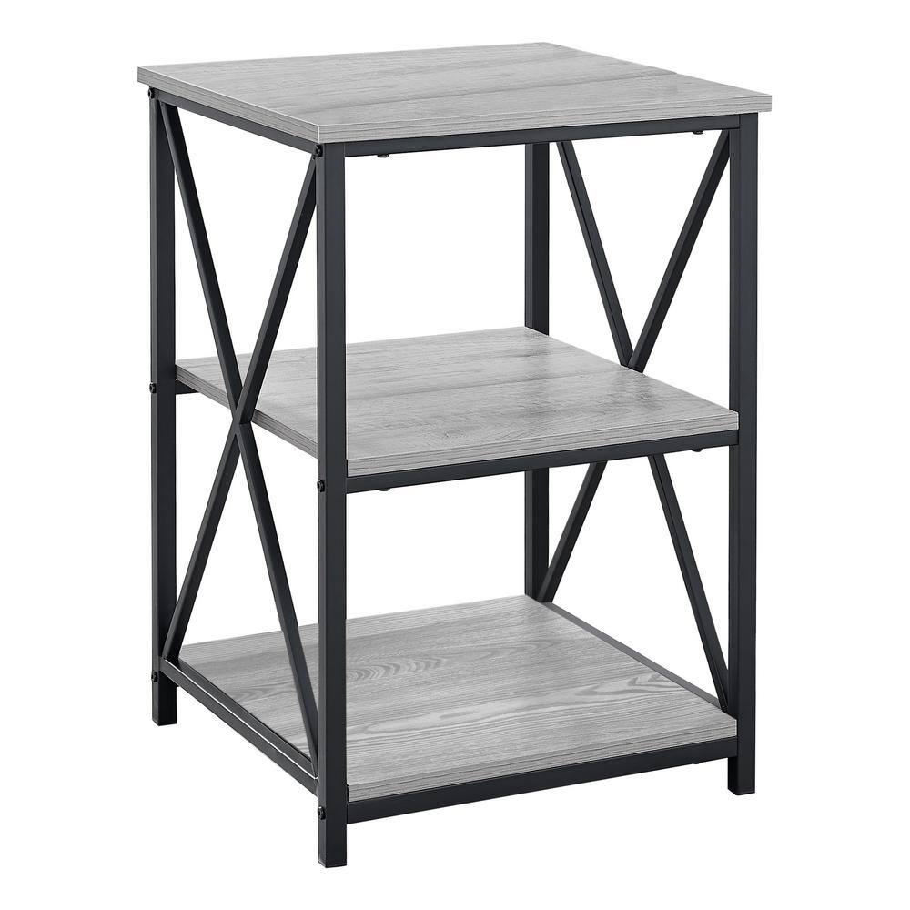 Grey Side Table HD3596 The Home Depot