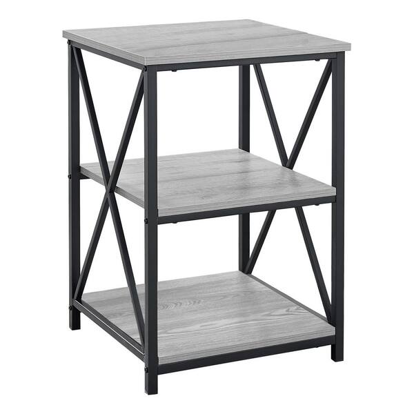 Grey Side Table HD3596 - The Home Depot