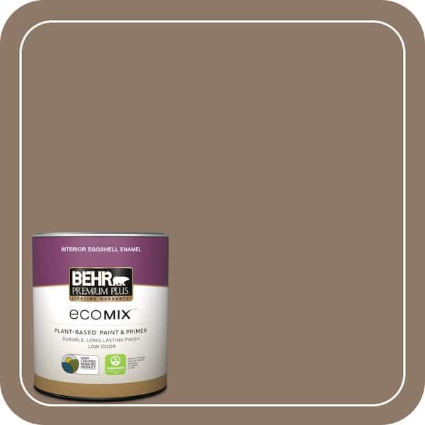 1 qt. #PPU5-05 Coconut Shell Eggshell Enamel EcoMix Plant-Based Interior Paint & Primer