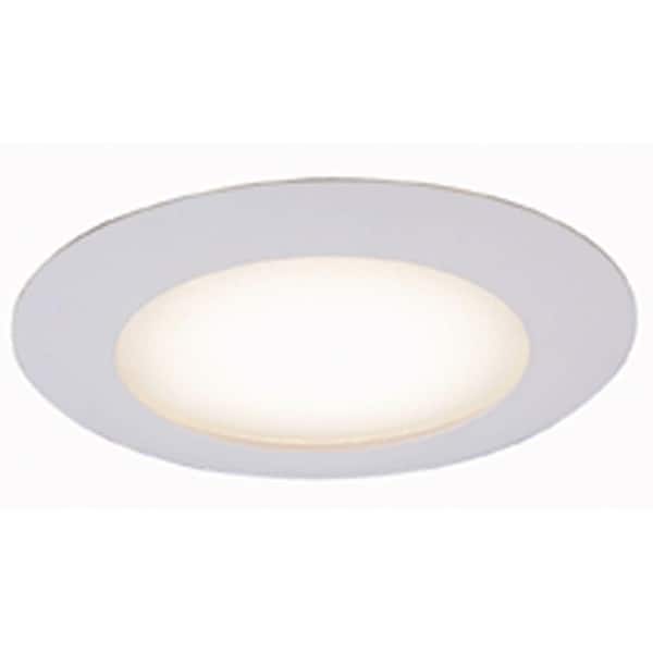 Commercial Electric 6 in. White Recessed Can Light Shower Trim Ring(12-Pack)