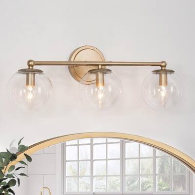 3 light globe sconce