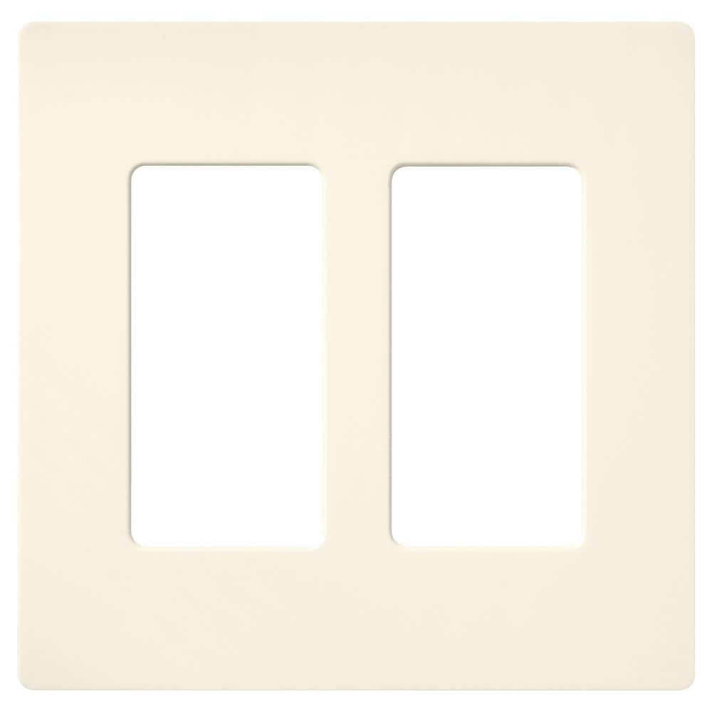 Plaque Murale Décorateur Lutron Claro 2 Vitesses, CW-2-BL