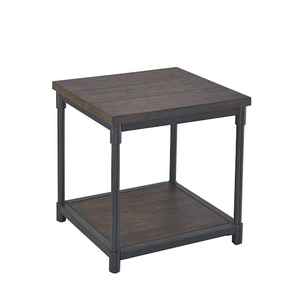 Steve Silver Prescott 22 in. Smokey Gray End Table