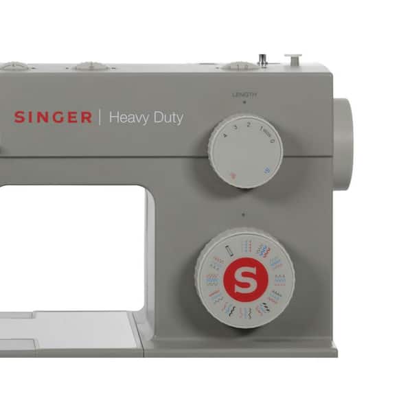 Inútil estilo Sin alterar Singer Heavy Duty 4452 Electric Sewing Machine in Gray with Metal Frame  4452SINGER - The Home Depot