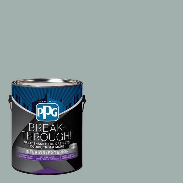 Break-Through! 1 gal. PPG10-04 Polaris Satin Door, Trim & Cabinet Paint