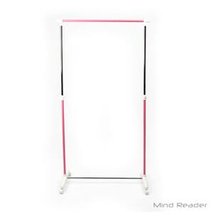 Pink Metal Clothes Rack 35.24 in. W x 65.74 in. H