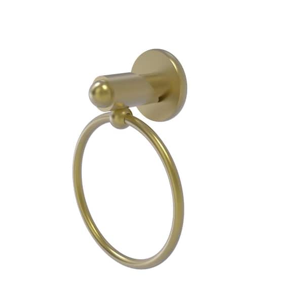 Allied Brass Soho Collection Wall Mounted Towel Ring Towel Ring in Satin Brass